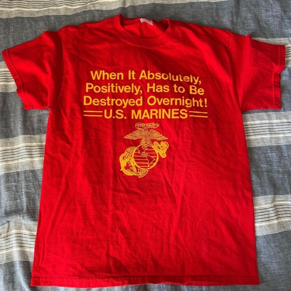 Vintage U.S. Marines Tee - Picture 1 of 4